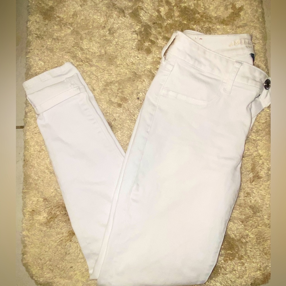 American Eagle White Jeans | Next Level Stretch Women’s Size 6